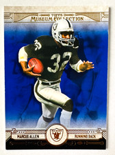 2014 Topps Museum Marcus Allen BLUE Parallel Card SP #/99 Raiders Legend!