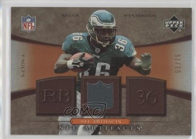 2007 Upper Deck Artifacts NFL Bronze 51/75 Brian Westbrook #NFL-BW 0af