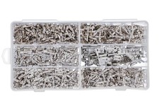 Image of CONNECT 37687 Assorted Non-Insulated Terminals 990 Pieces Fits Citroen Peugeot