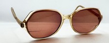 Vintage Blossom Brown Translucent Oval Sunglasses FRAMES ONLY USA