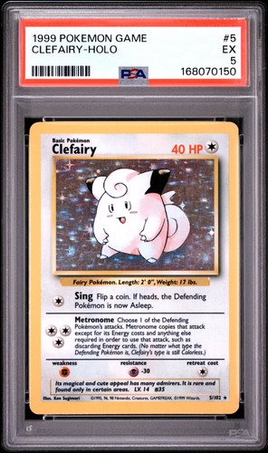 Clefairy graded PSA 5 for sale on eBay