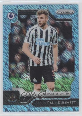 2019-20 Panini Prizm Premier League FOTL Blue Shimmer /8 Paul Dummett Rookie RC