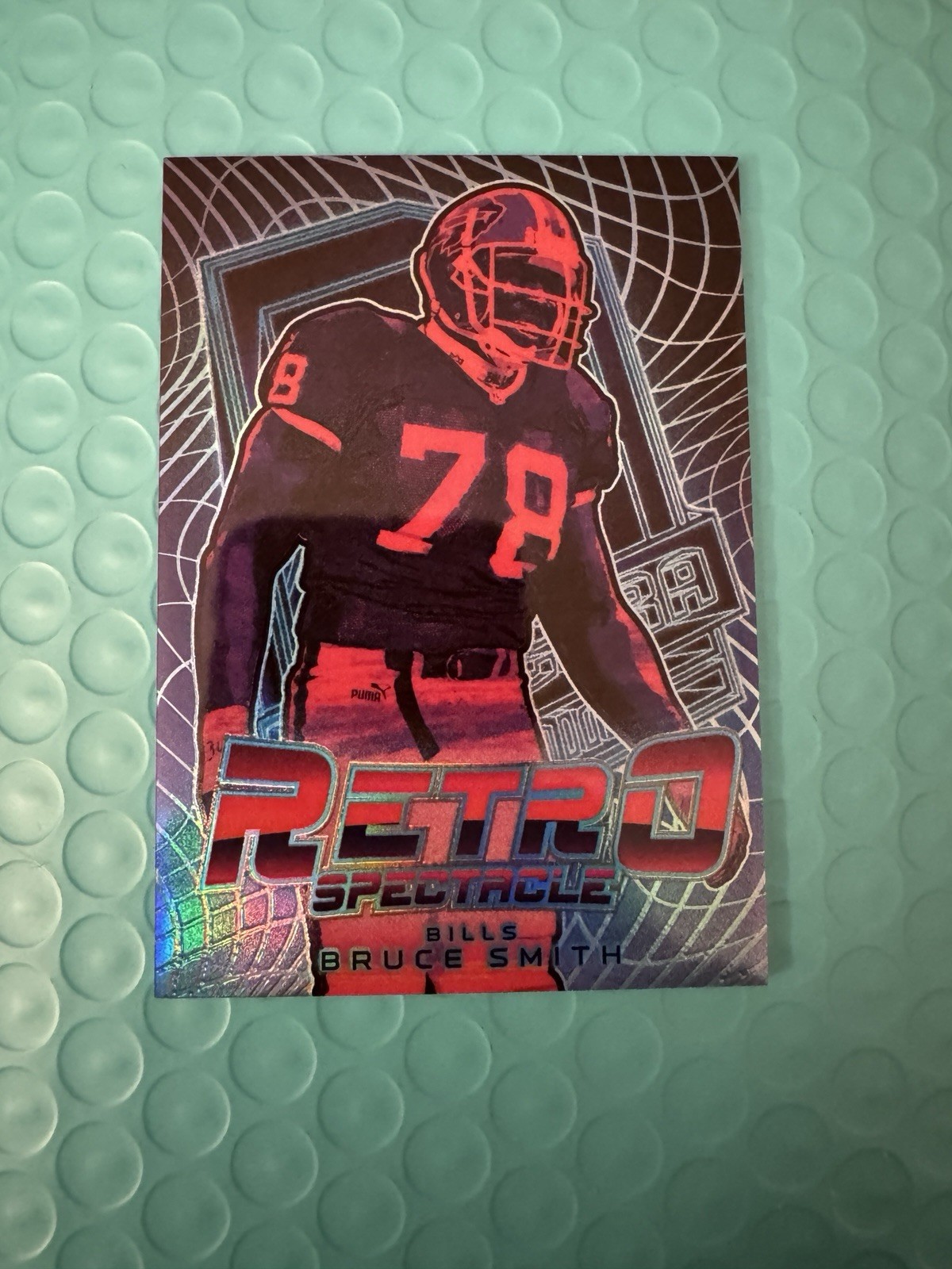 2022 PANINI SPECTRA RETRO SPECTACLE BRUCE SMITH CASE HIT SSP