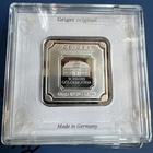Geiger Edelmetalle 50 Gram .999 Fine Silver Original Square in Assay with COA