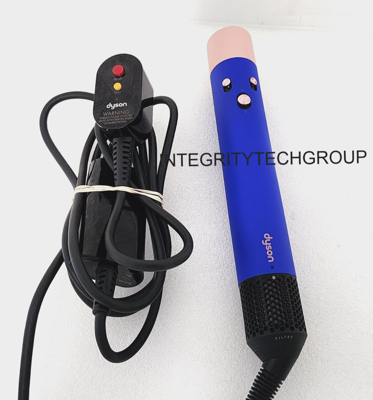 Dyson Airwrap Hair Multi Styler HS05 Electric Blue/Pink Blush Wand Only (USED)