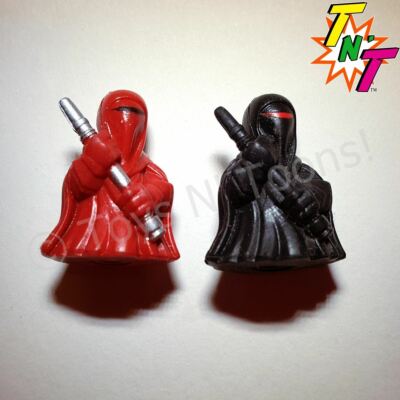 Star Wars Squinkies Imperial Royal Guards Red & Black Figuren 2011