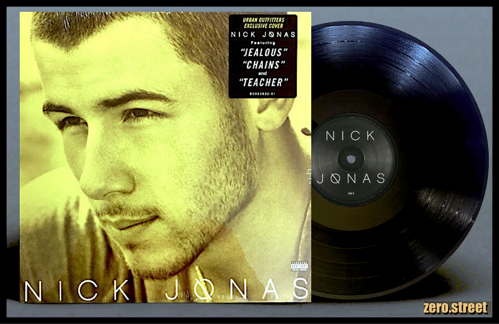 NICK JONAS Self Titled LP on BLACK VINYL New SEALED Jealous Chains Teacher