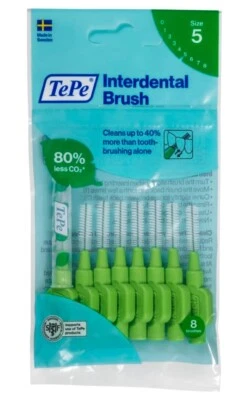 Tepe Interdental Brushes GREEN Size 5 x 1 Pack
