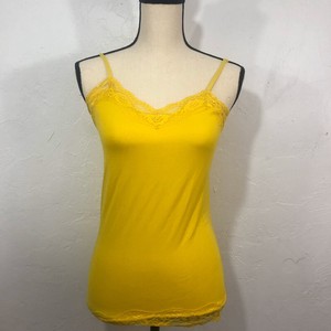 yellow spaghetti top