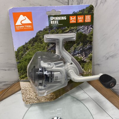 Ozark Trail 5+1 Ball Bearing Gear Ratio Spinning Fishing Reel New 