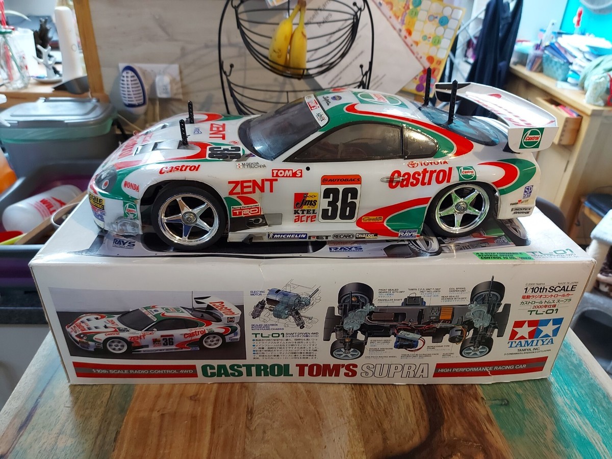 Tamiya 58264 RC Castrol Toms Supra 2000 1/10 Drift Car | eBay UK