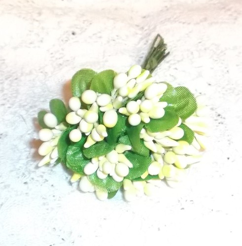 Muñecas, álbum de recortes y artesanías con cuentas amarillas estilo vintage MillineryYellowW - Imagen 2 de 2