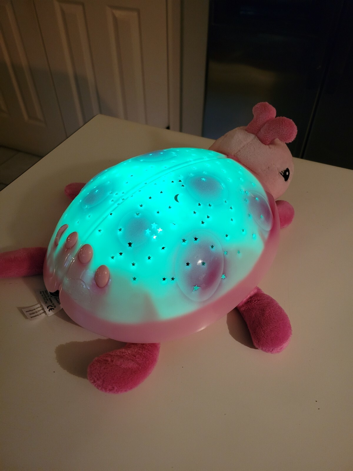 Cloud B Twilight Pink Ladybug Plush Nightlight Projector Child Night