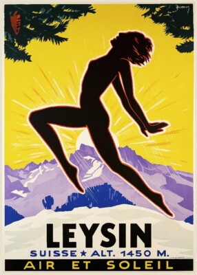 Train SIMPLON Suisse Rf300-Poster/Reproduction HQ 40x60cm d'une Affiche