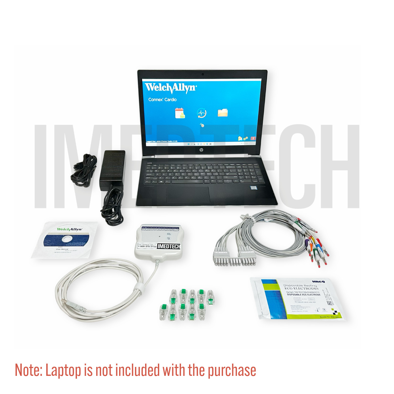 Welch Allyn Connex Cardio Cardiology Suite PC base digital ECG