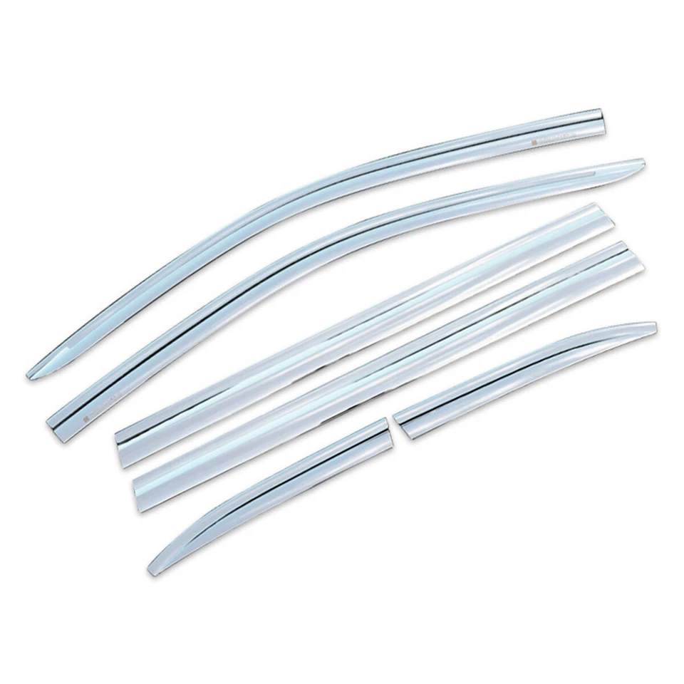 Chrome ABS Door Window Frame Sill Molding Trim For Toyota Highlander 2015-2021 Foto 2 de 4