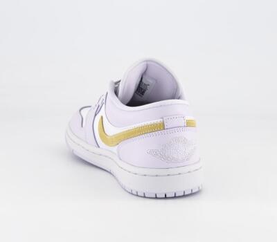 ★ナイキ★(W) Jordan 1 Low★Barely Grape Lemon Wash Soft Pastel Tones Grace This Air Jordan 1 Low