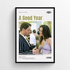 A Good Year Movie Poster Print, Wall Art - Unframed