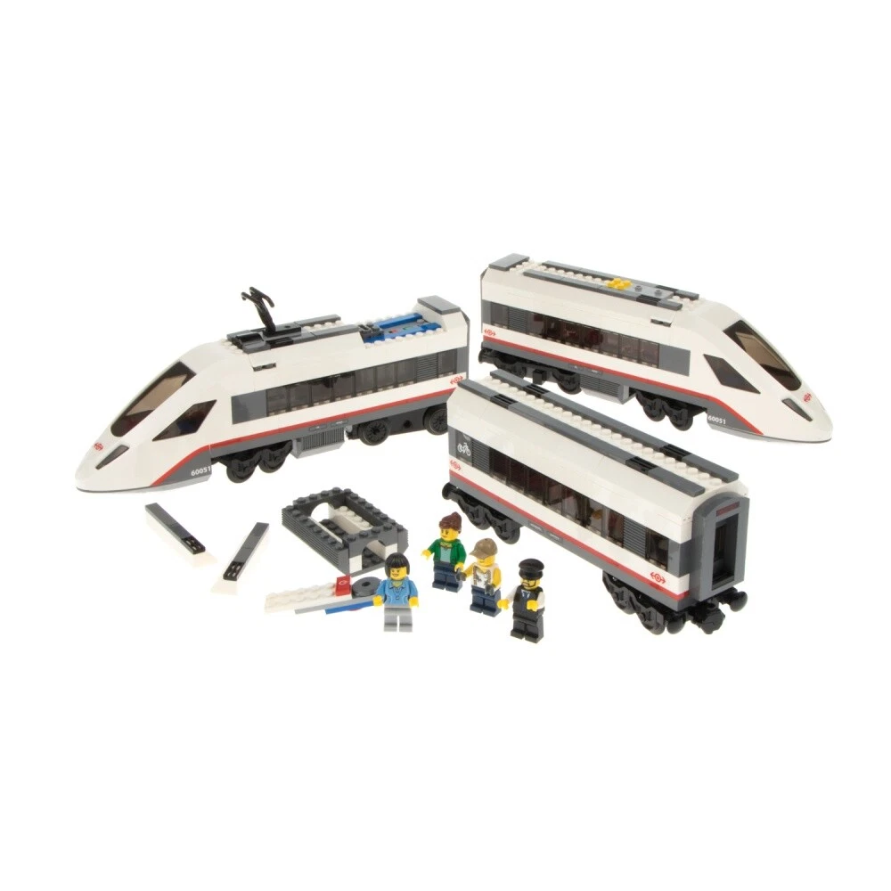 1x LEGO Set RC Train High Speed Passenger Train 60051 With 9V