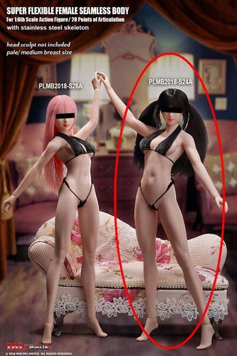 1/6 Female Body Anime Sexy Girl PVC Nude M Bust 12inch Action Figure PHICEN - Picture 1 of 5