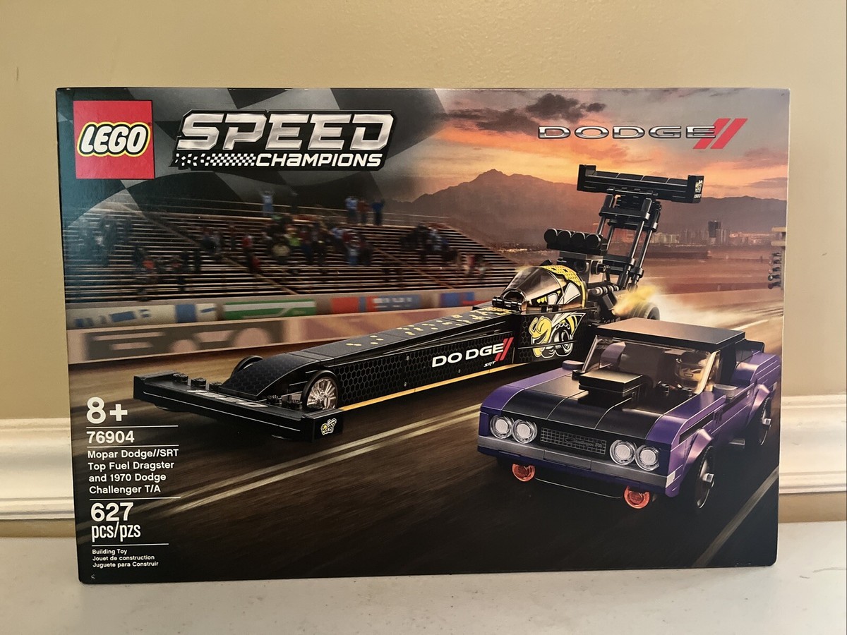 LEGO 76904 SPEED CHAMPIONS: Mopar Dodge SRT Dragster and 1970 Dodge  Challenger