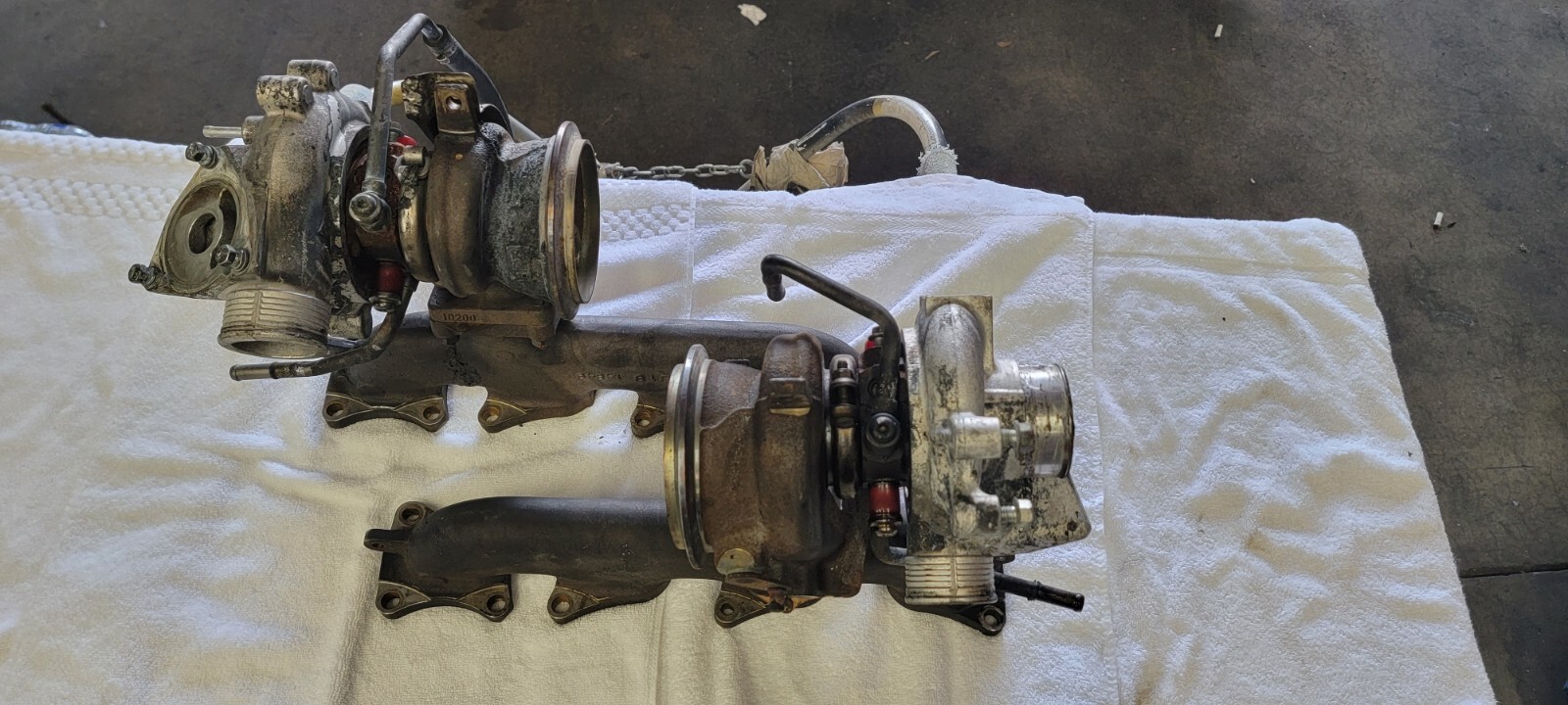 MCLAREN 650S TURBO TURBOCHARGER ASSEMBLY LEFT AND RIGHT OEM SET 