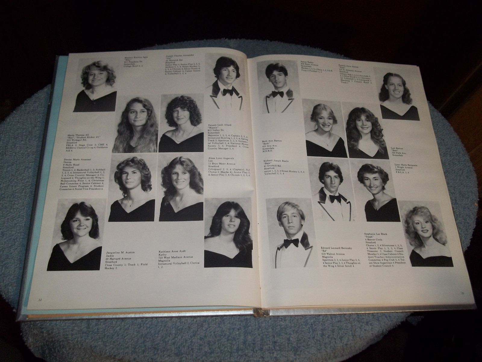 1983 STERLING REGIONAL HIGH SCHOOL YEARBOOK SOMERDALE NJ ACCOLADE