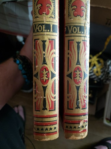 Antike Buchform Faltschachtel Dame Backgammon Life of Hoyle Vol. I & II - Bild 3 von 24