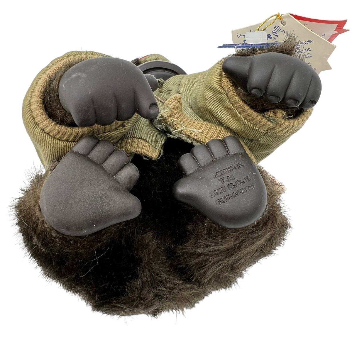Grande Peluche Singe Pilote De Chasse Murphy Magical – Vintage Rare