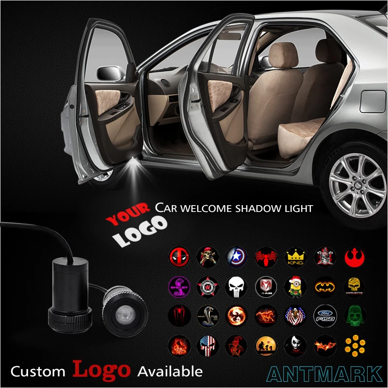 Customize Your Logo Car Door Laser Courtesy Welcome Ghost Shadow Projector  Light