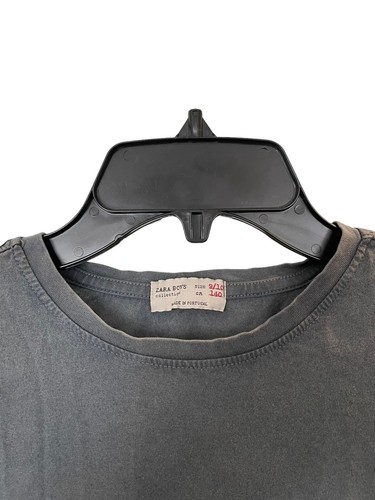 Zara Boys Collection New York Brooklyn YN Awesome Gray Long Sleeve Shirt 9-10 - Picture 4 of 8