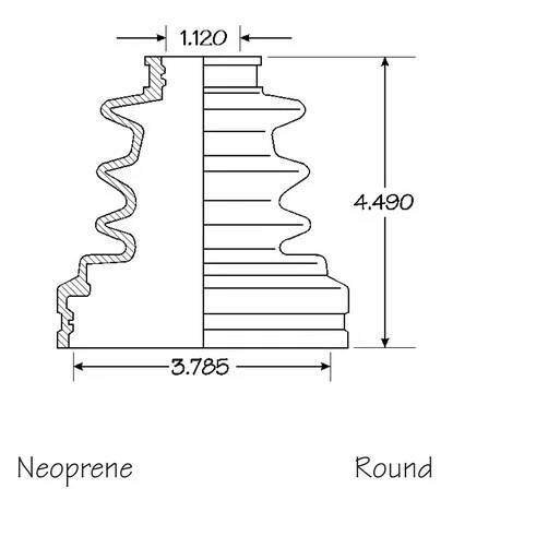 4 件套内外 CV 轴轴靴套件适用于丰田 4Runner 1986 - 1995 4WD 4x4 — 第 4/4 张图片