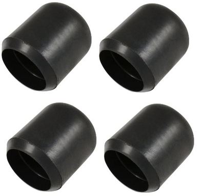 4 x Rubber Chair Ferrules AntiScratch Floor Protector Table Feet Leg Cap End 4Pk