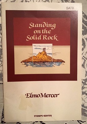 Standing On The Solid Rock Satb By Elmo Mercer Music Book Ebay ebay