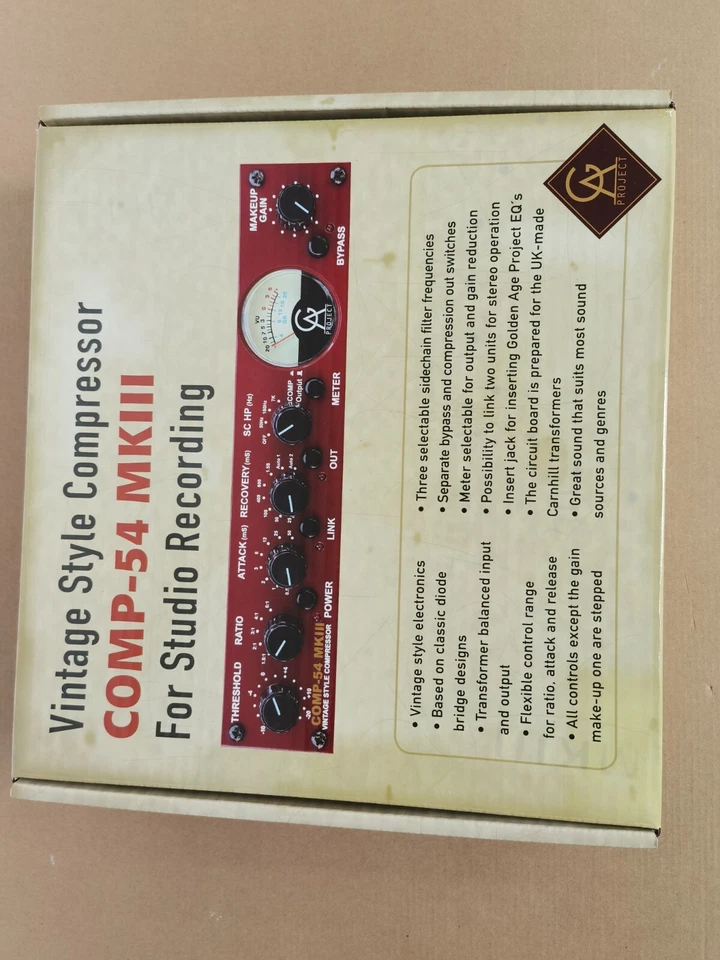 Golden Age Project Comp-54 MKII Compressor Neve 2254 Style Audio Effects - Image 4 of 4