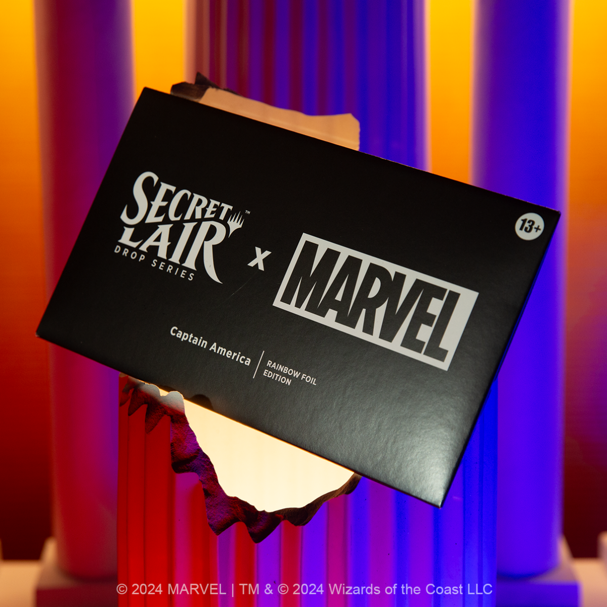 MTG marvel's captain America foil 未開封 Secret Lair x Marvel's Captain America Foil | NEW | SLD Secret