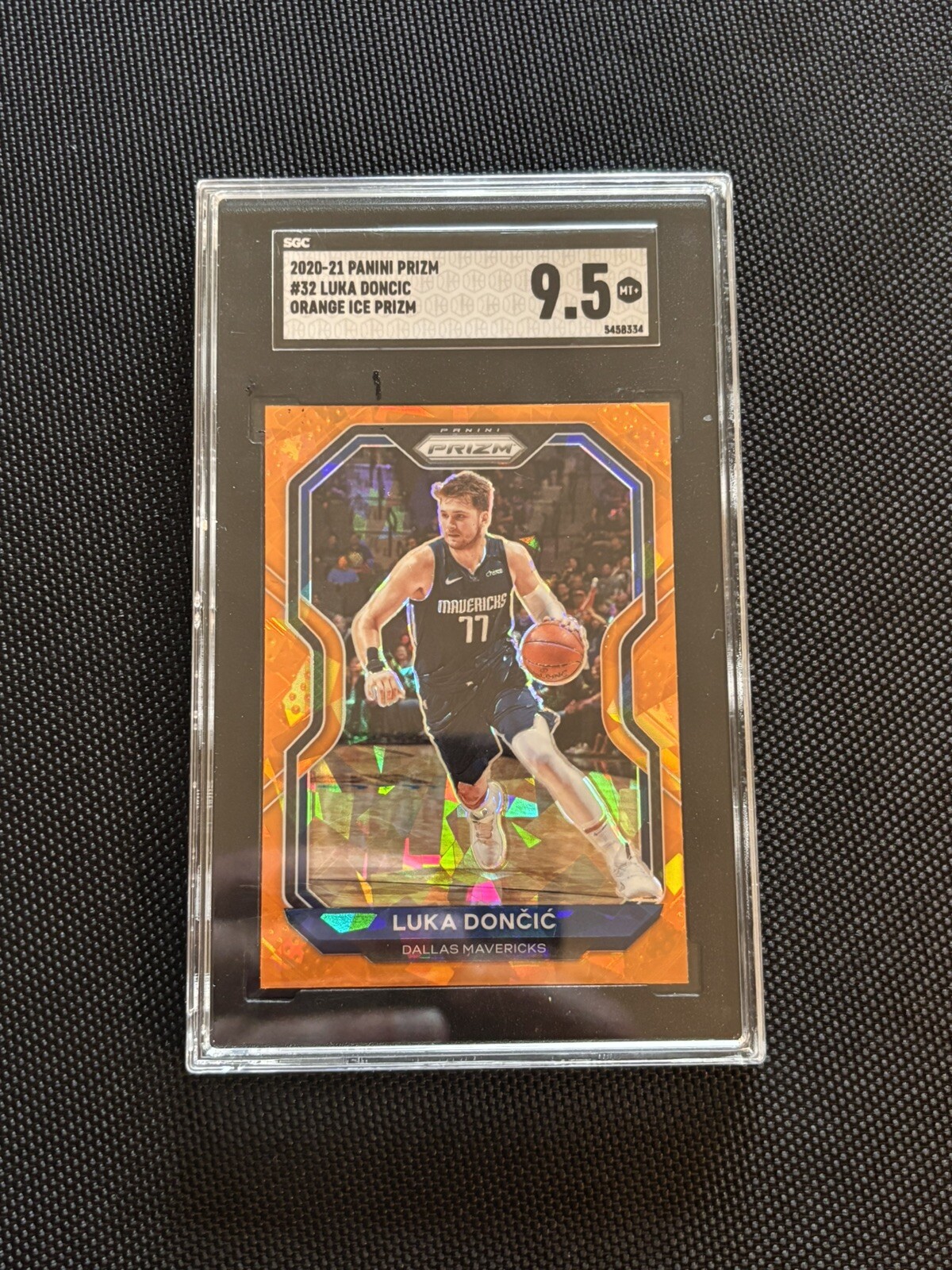 Luka Doncic Orange Ice Prizm! 2020 SGC 9.5