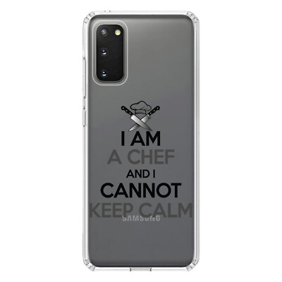 Clear Case for Galaxy S (Pick Model) I Am the Chef Cannot Keep Calm