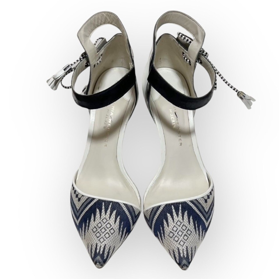SOPHIA WEBSTER Pumps White Black Navy Size 38 eBay