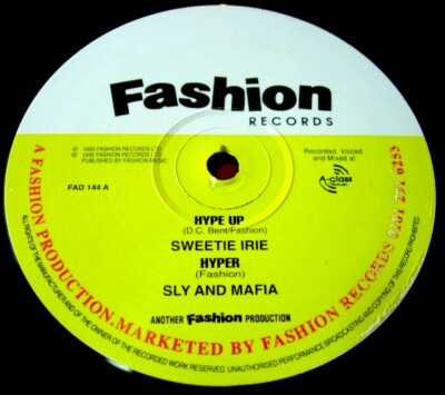 Sweetie Irie  Hype Up 12''UK ORIG 1995 Fashion bw Big Batty Girls Dancehall VINYL