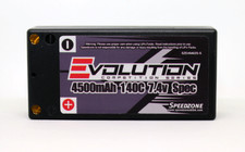 Evolution 4500mAh 140C 2S 7.4V Spec Shorty Lipo Battery Pack
