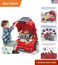 Interactive Truck Engine Toy with Removable Parts - Lights, Sounds, and Fun f...