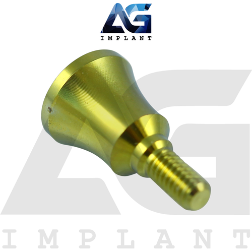 10 Wide Concave Anatomic System Healing Cap Ø5.5 Dental With Screw Hexagon 2.42 - Picture 7 of 7