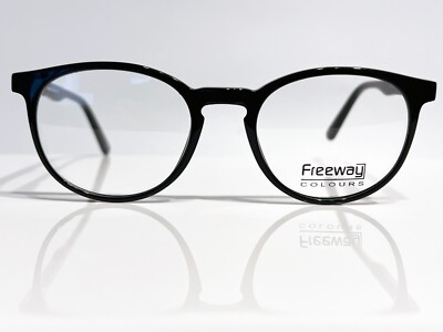 Freeway 762 Black Unisex Optical Eyewear Frames Glasses New