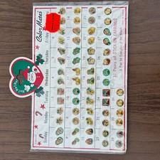 Vintage Color Mates Stick On Earrings 31 Pairs Vintage Holiday Christmas