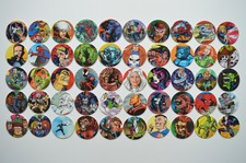 Lot of 290 Different Vintage 90s Pog Lot / Comics Pogs / Slammers