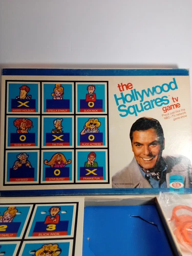 The Hollywood Squares Game by Ideal Vintage 1974 Complete 