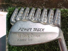 Power Track by Golf Design Clubs RARE set of 9 Stainless Steel irons 3 thru SW