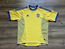 SWEDEN NATIONAL TEAM 2002/2003 HOME FOOTBALL SHIRT JERSEY ADIDAS