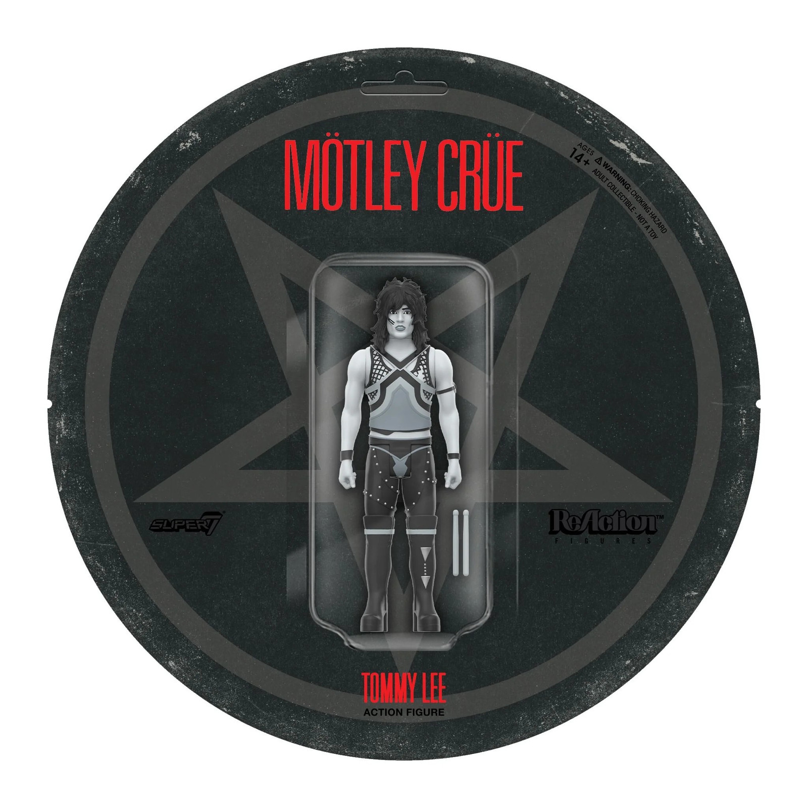 Tommy Lee Motley Crue Shout At The Devil Super7 Reaction Figure